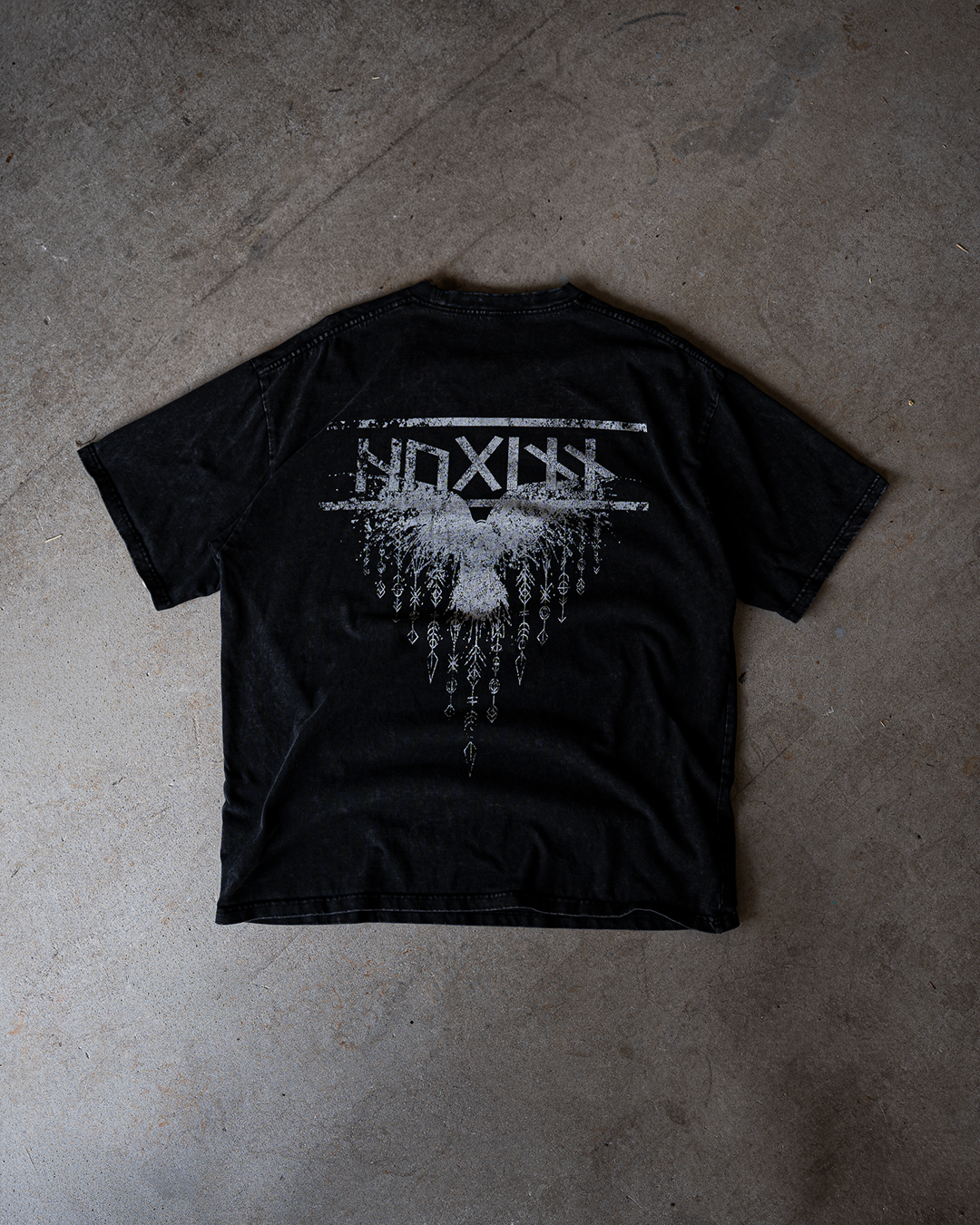 Huginn Tee - Oversized (Snow Wash)