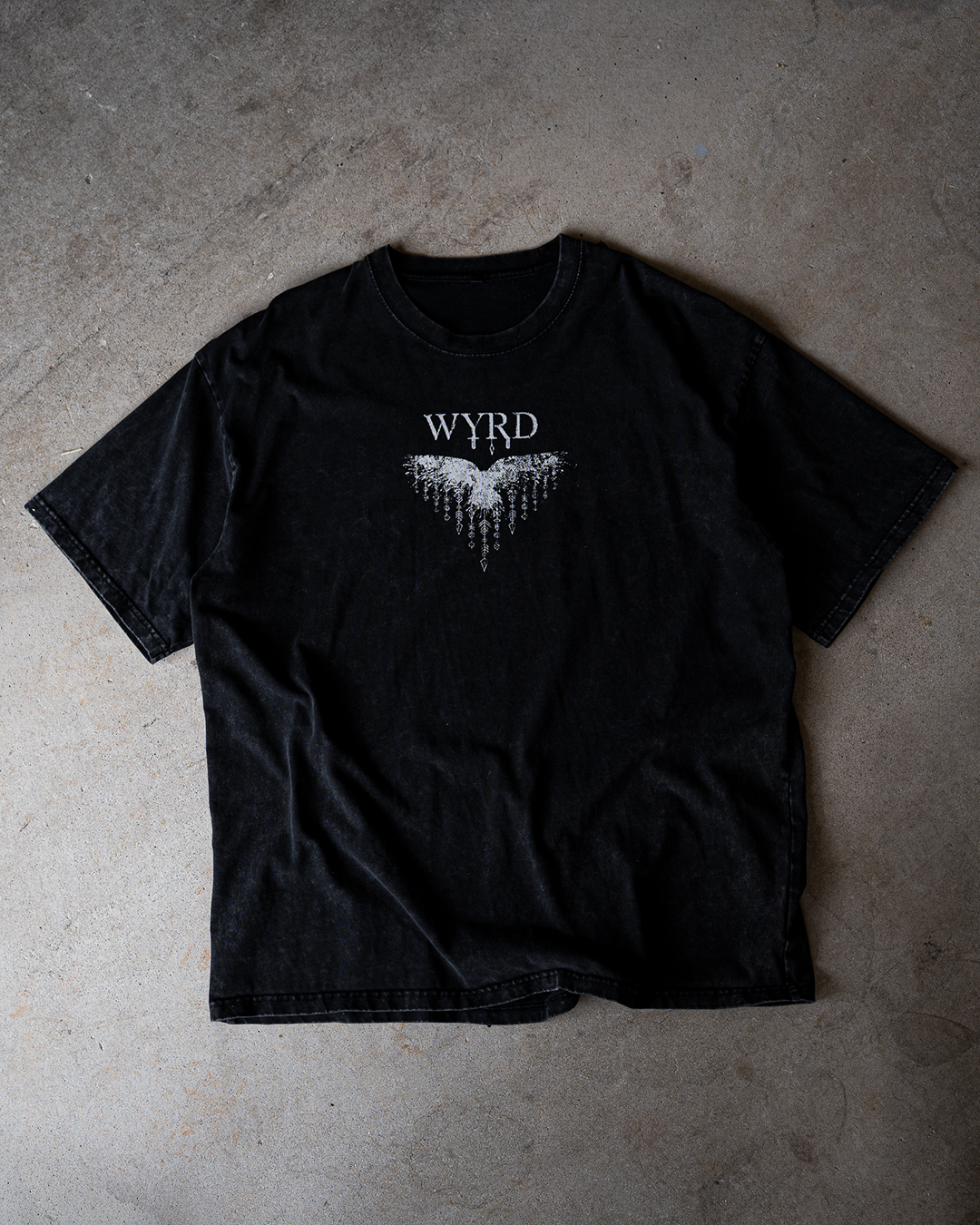 Huginn Tee - Oversized (Snow Wash)