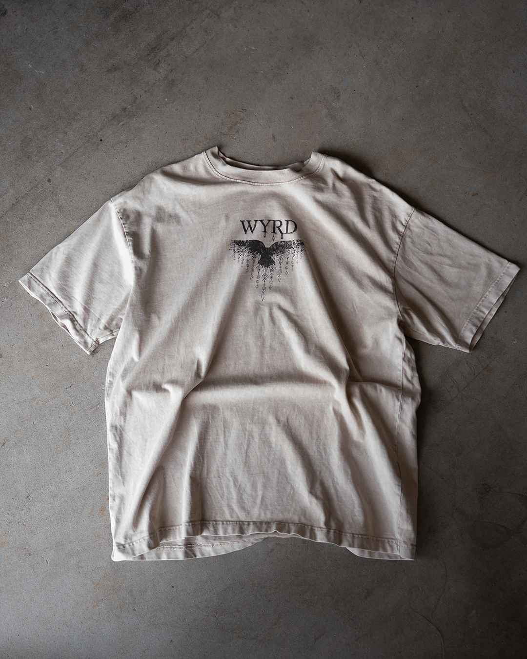 Muninn Tee - Oversized (Snow Wash)