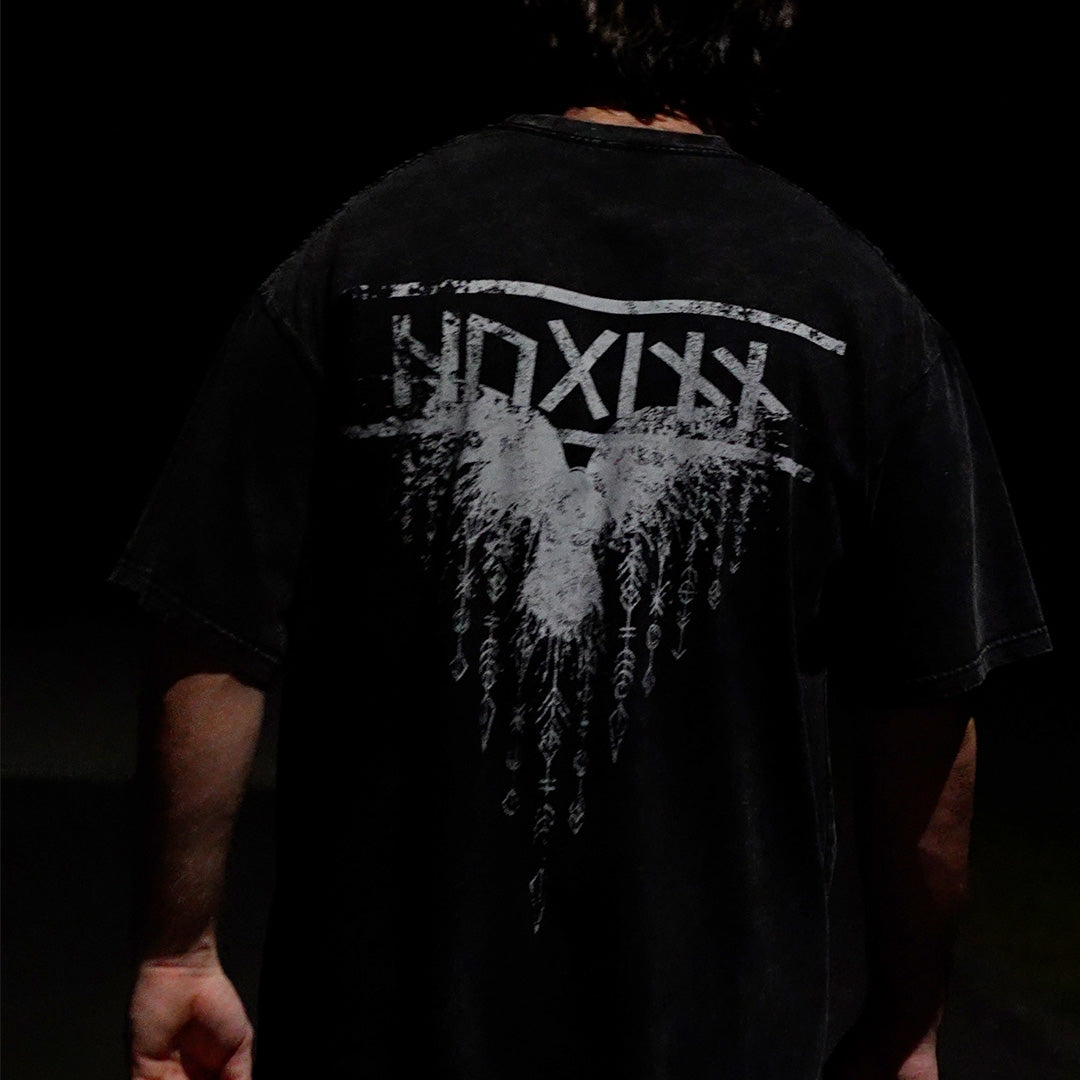 Huginn Tee - Oversized (Snow Wash)